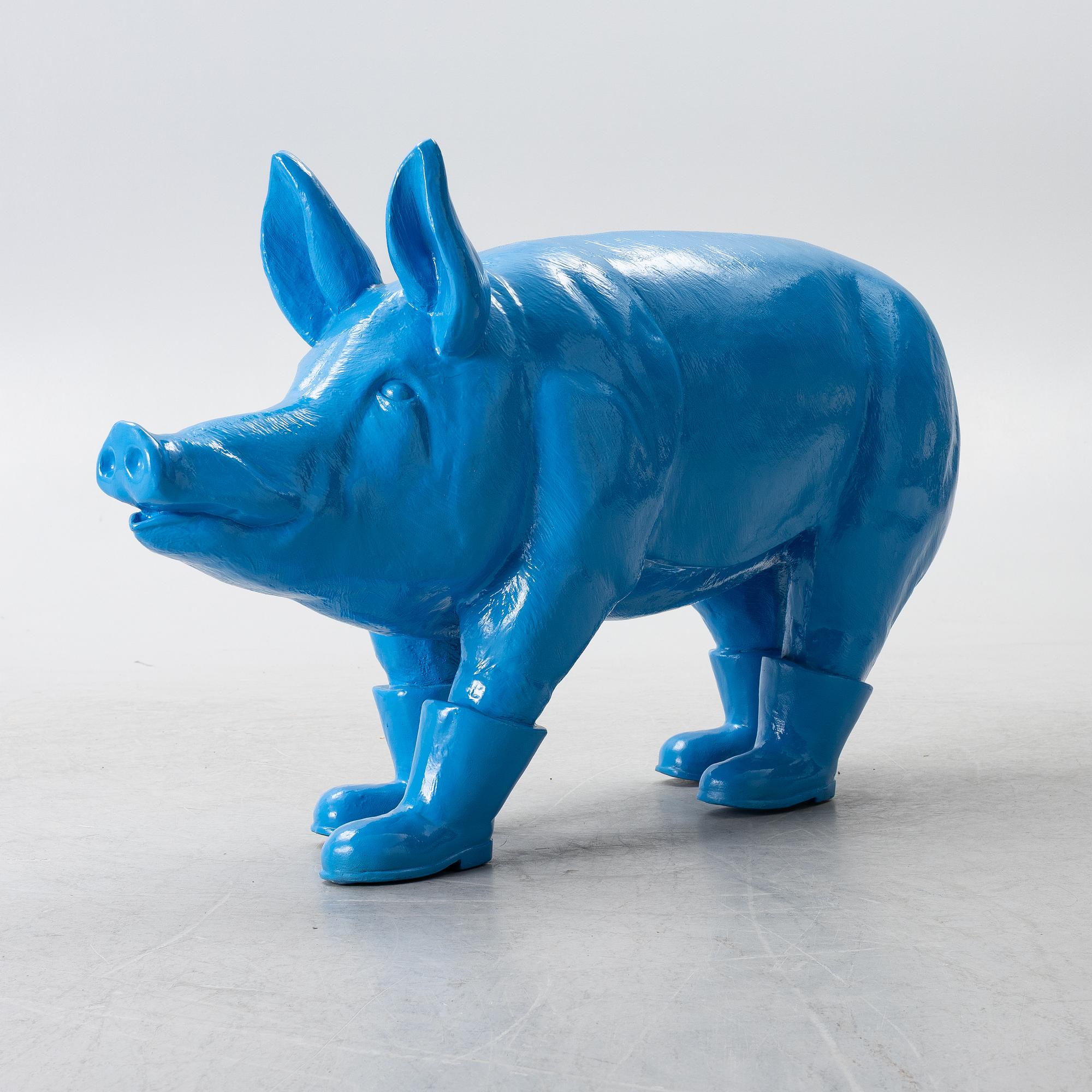 William Sweetlove, "Cloned blue father pig" (Blue).