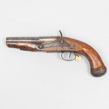 Hammerlock pistol Swedish, 19th century.