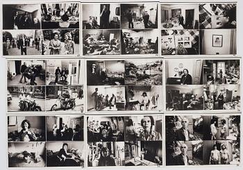 Carl Johan De Geer, fotografi, fem fotokollage 1958-1979.