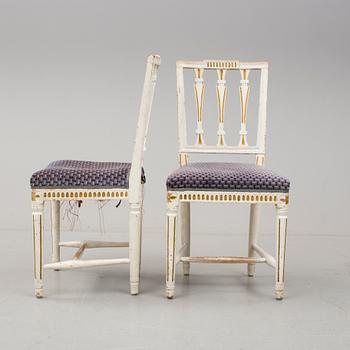 STOLAR, 6 st. Gustaviansk provins, 1700-talets slut.