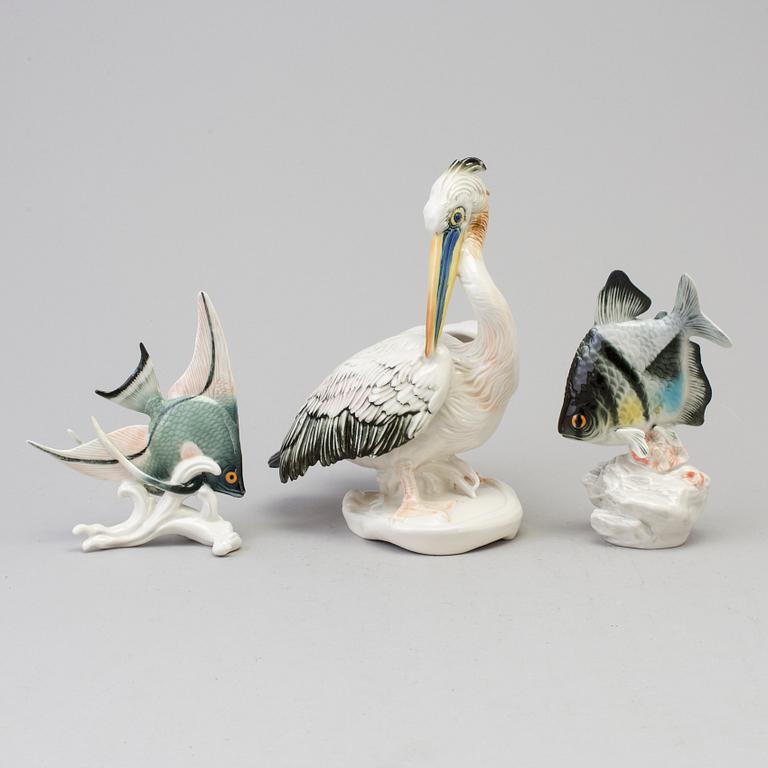 THREE KARL ENS PORCELAIN FIGURES, first half of the 20th century.