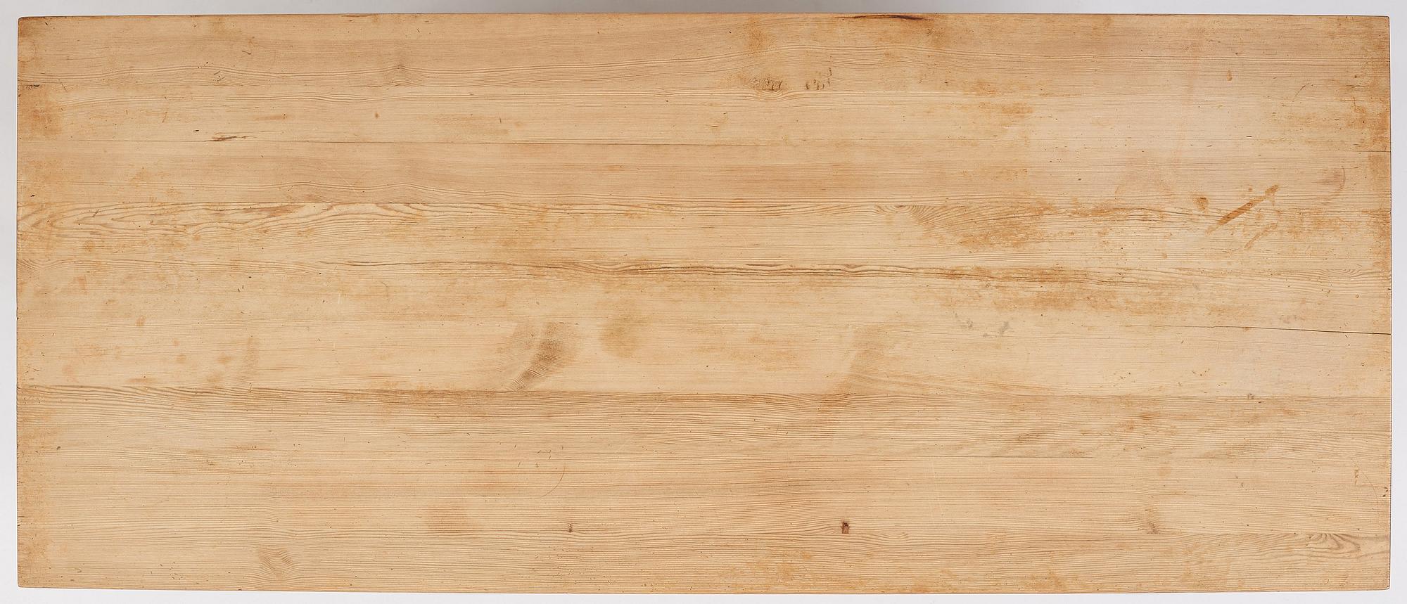 Axel Einar Hjorth, a stained pine "Lovö" table, Nordiska Kompaniet, Sweden 1930s.