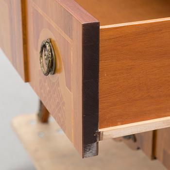 A second half of the 20th Century Gustavian style chest of three drawers.