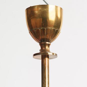 Harald Notini, chandelier, model "10034", Arvid Böhlmarks Lamp Factory, 1930s.