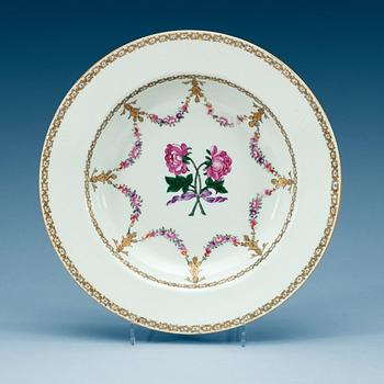 1745. A set of 14 famille rose dishes, Qing dynasty Qianlong (1736-95).