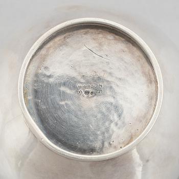 A Swedish silver sugarbowl with cover, mark of W.A. Bolin, Stockholm 1925.