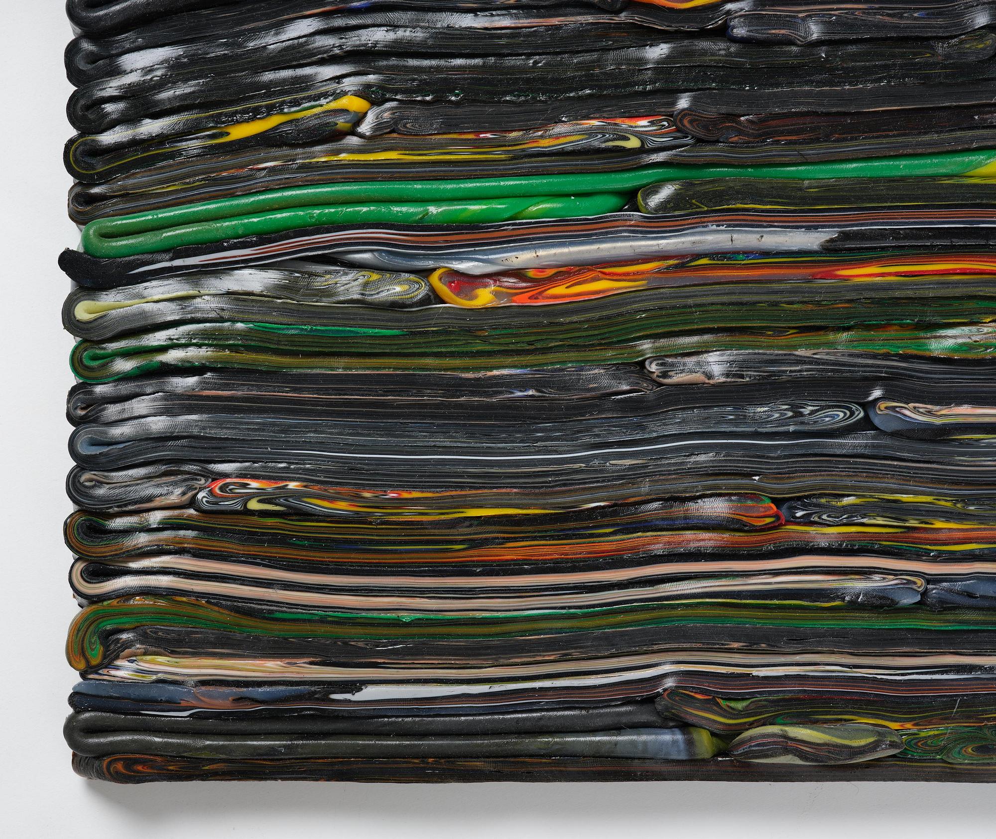 Matthias van Arkel, "Stripe Painting Black".