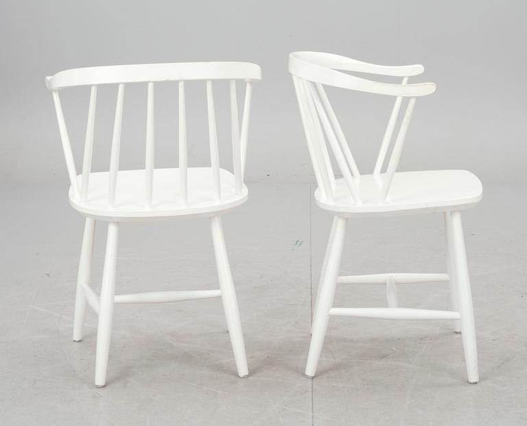 STOLAR, ett par, Nesto, Nässjö stolfabrik, 1900-talets andra hälft.