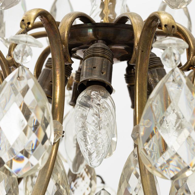 A Rococo Style Chandelier, first half of the 20th Century.