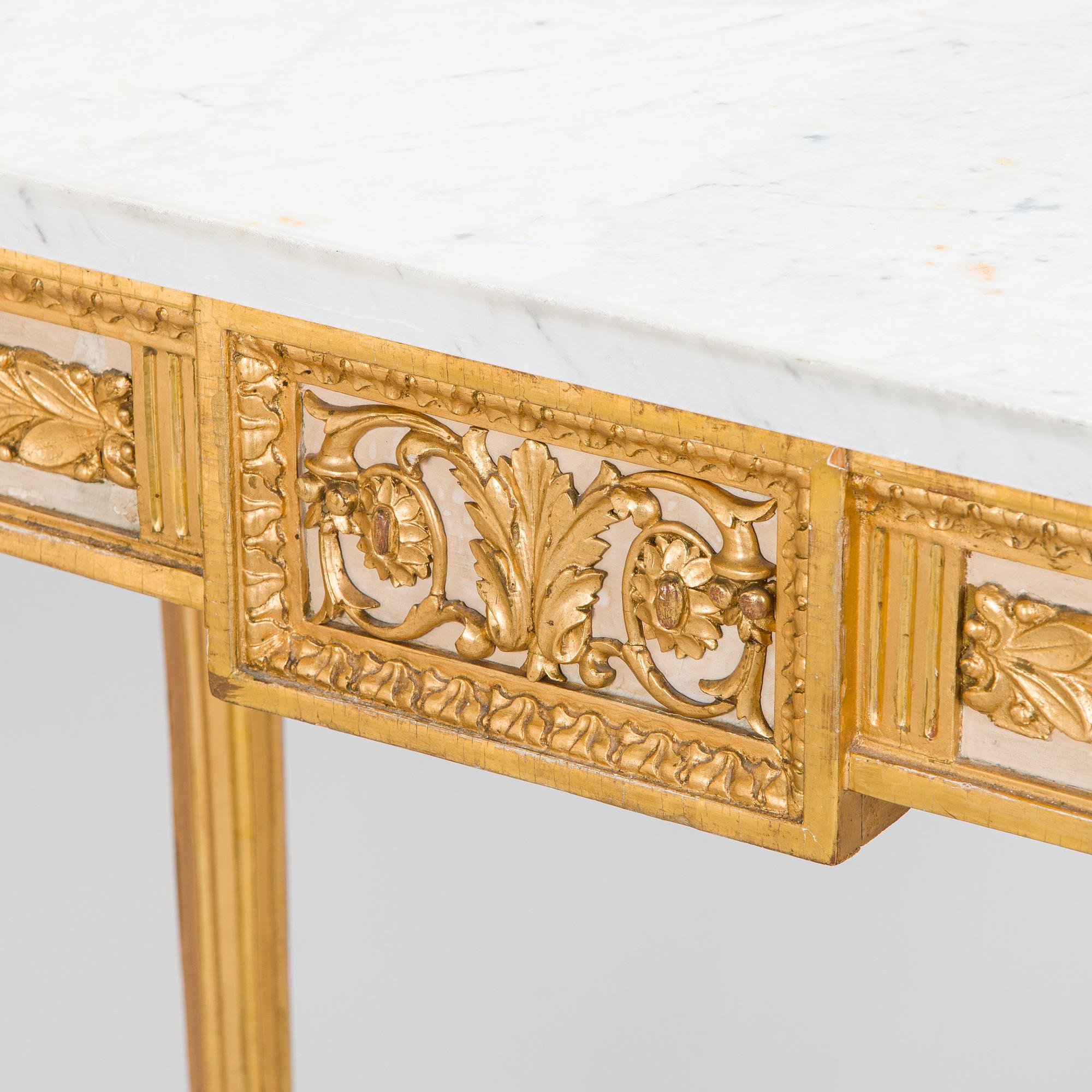 Konsolbord, sekelskiftet 1700/ 1800-tal.