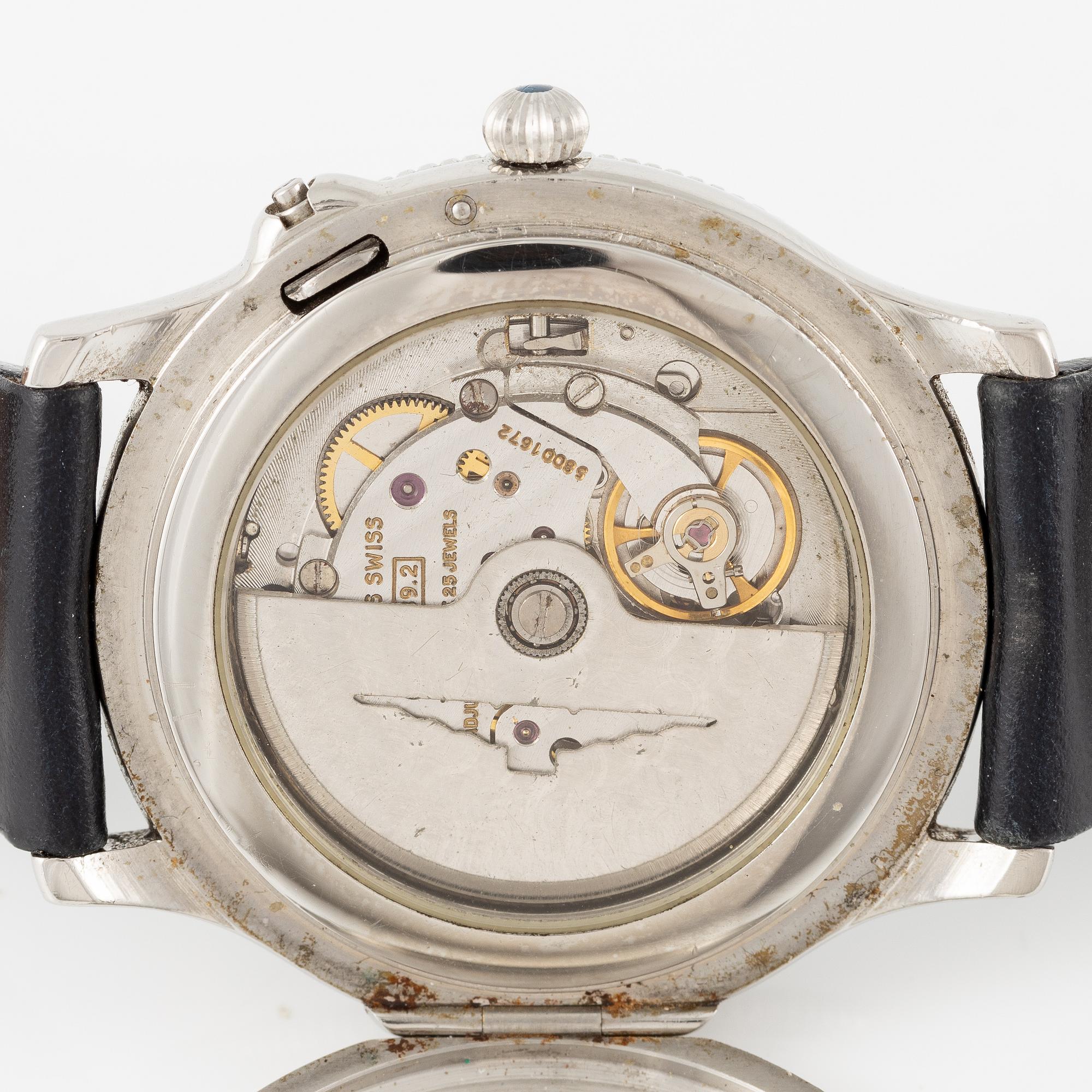 Longines, Lindbergh Hour Angle, wristwatch, 38 mm.