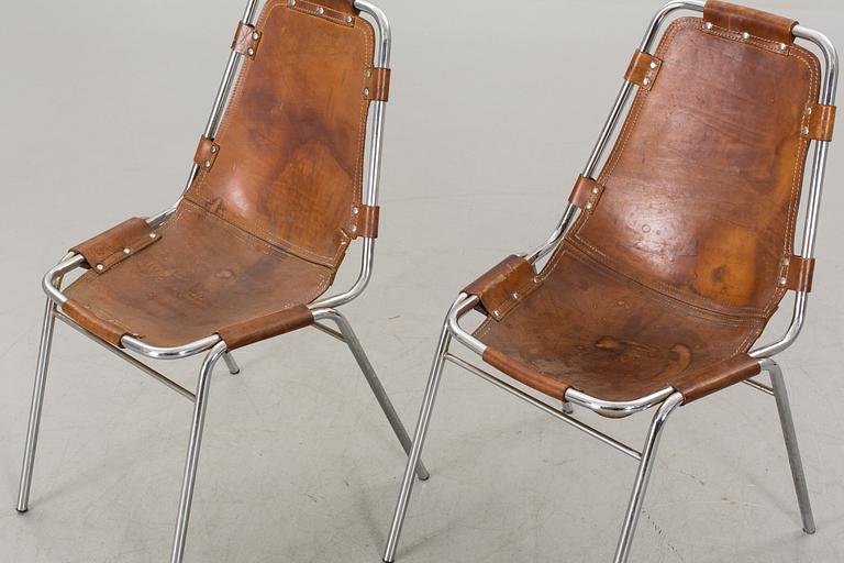 A PAIR OF "LES ARCS" BY CHARLOTTE PERRIAND.