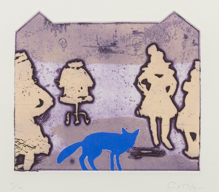 Ernst Billgren, "Blue Fox" from "The End of All Animals".