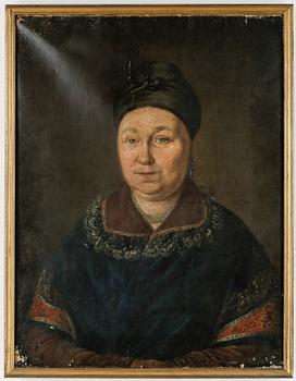 OKÄND KONSTNÄR, olja på duk, 1700-/1800-tal.