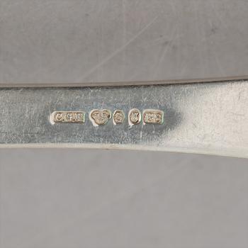 A Swedish Silver Cutlery, model "Svea", CG Hallberg, Stockholm, mostly 1933 (100 pieces).