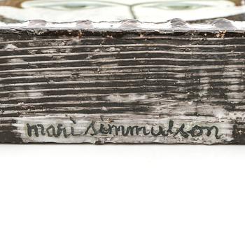 Mari Simmulson, vase, signed Uppsala Ekeby stoneware.