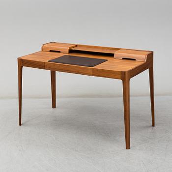 A 21st Century walnut 'Saffo' writing desk by Carlo Ballabio, from Porada.