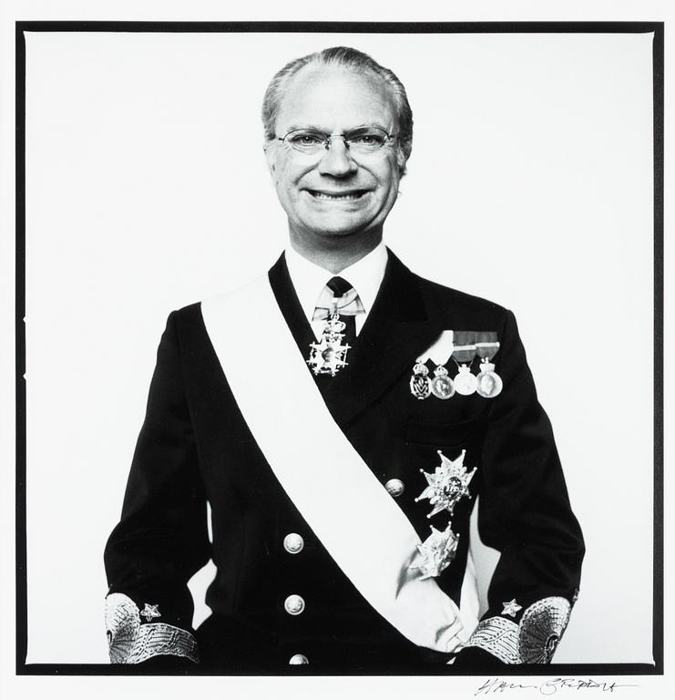 Hans Gedda, Carl XVI Gustaf.