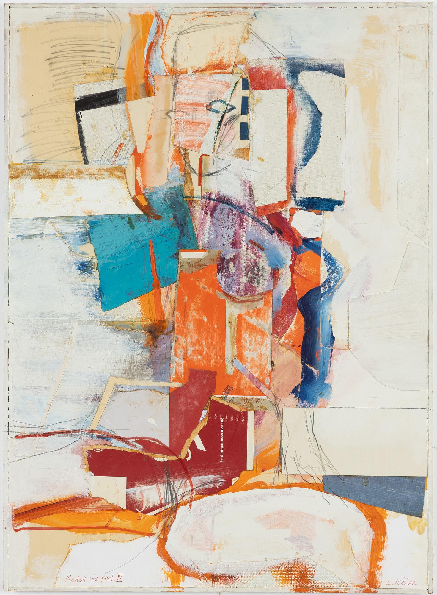 Carl Köhler, "Modell vid pool IV".