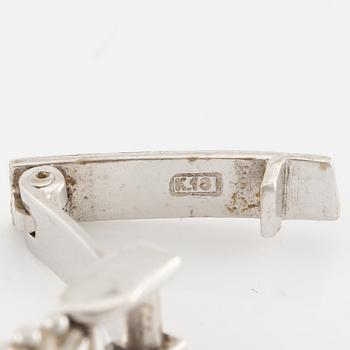 Pagy, armbandsur, 18K vitguld med diamanter, 17 mm.