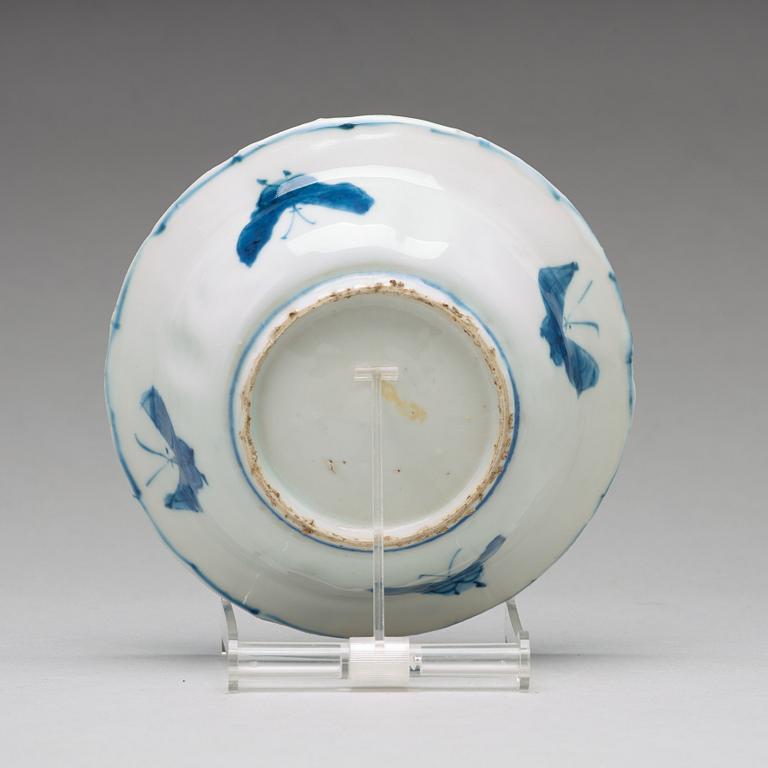 A set of ten blue and white dishes, Ming dynasty, Wanli (1572-1623).