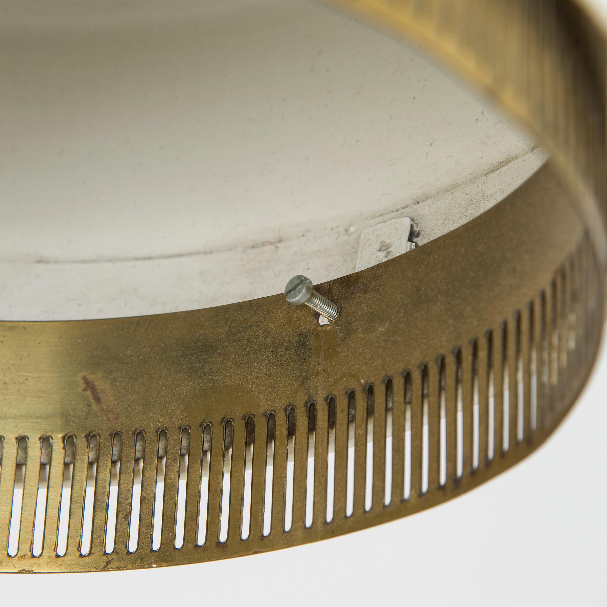 A mid-20th century floor lamp, possibly prototype, Aarne Ervi Architect's office, manufacturer Taito.