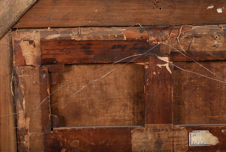 OKÄND KONSTNÄR 1700/1800-TAL , olja på duk, ej signerad,