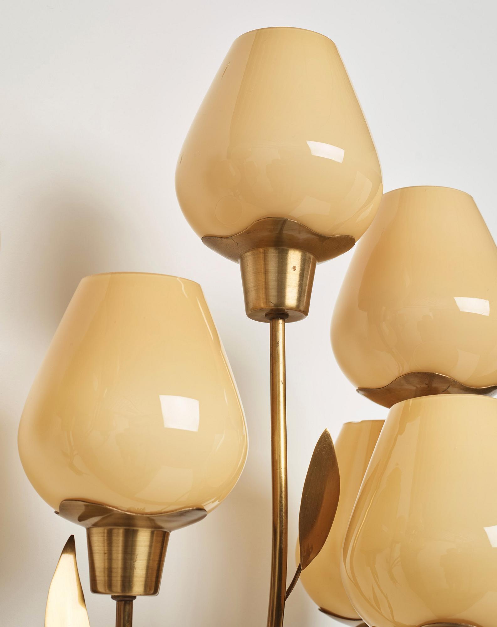Swedish Modern, lampetter, ett par, 1940-50-tal.