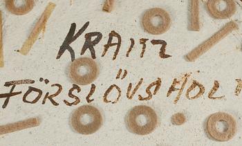 SKÅLFAT, stengods, Ulla och Gustav Kraitz, Fogdarp, Förslövsholm, 1900-talets andra hälft.