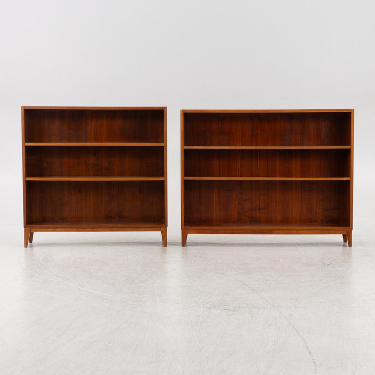 Two similar bookcases, 1930's/40's.