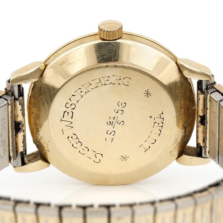 ARMBANDSUR, 14 k guld, Omega Automatic, 1900-talets mitt.