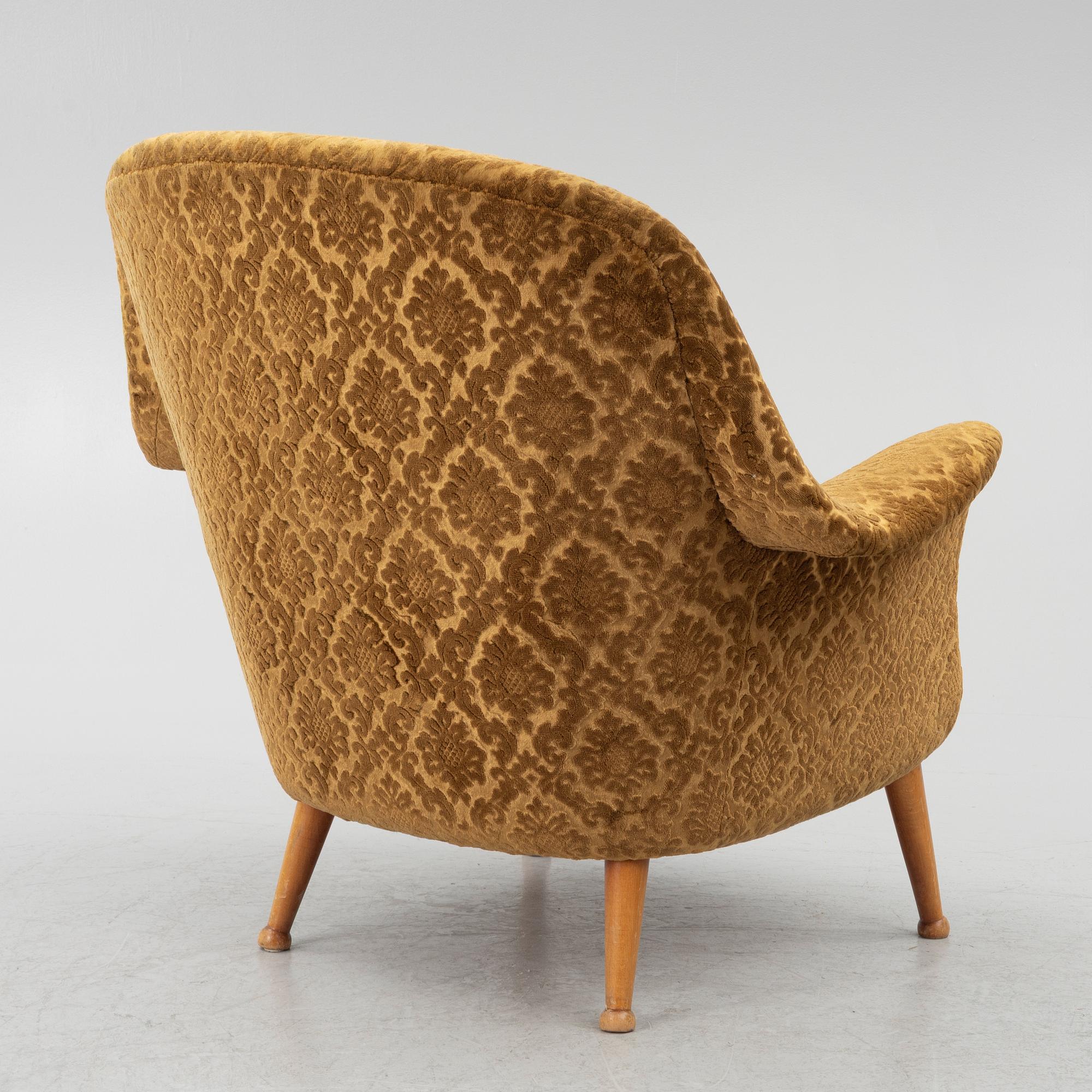 Arne Norell, soffa och fåtölj, "Divina", Westbergs möbler AB, 1960-tal.