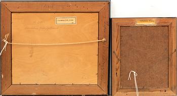 Agnes Wieslander, 2 st "Landskap från Jylland" samt "Vinterbild - Rimfrost".