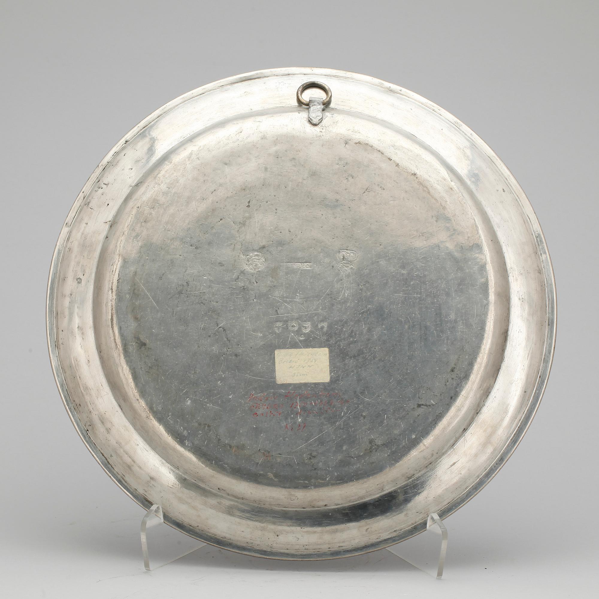 FAT, tenn, Anders Hedenbom, Örebro 1759.