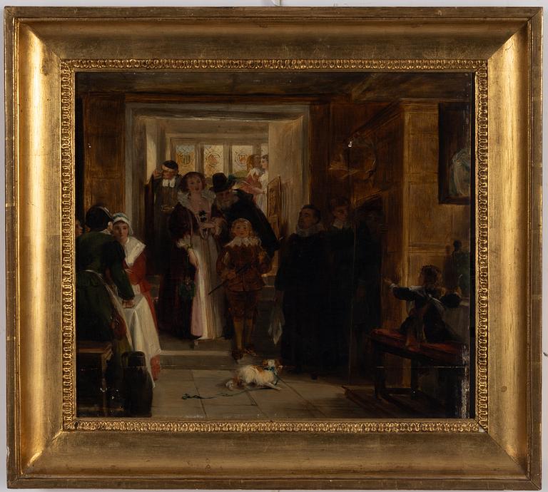 John Calcott Horsley, attributed, At the Castle.