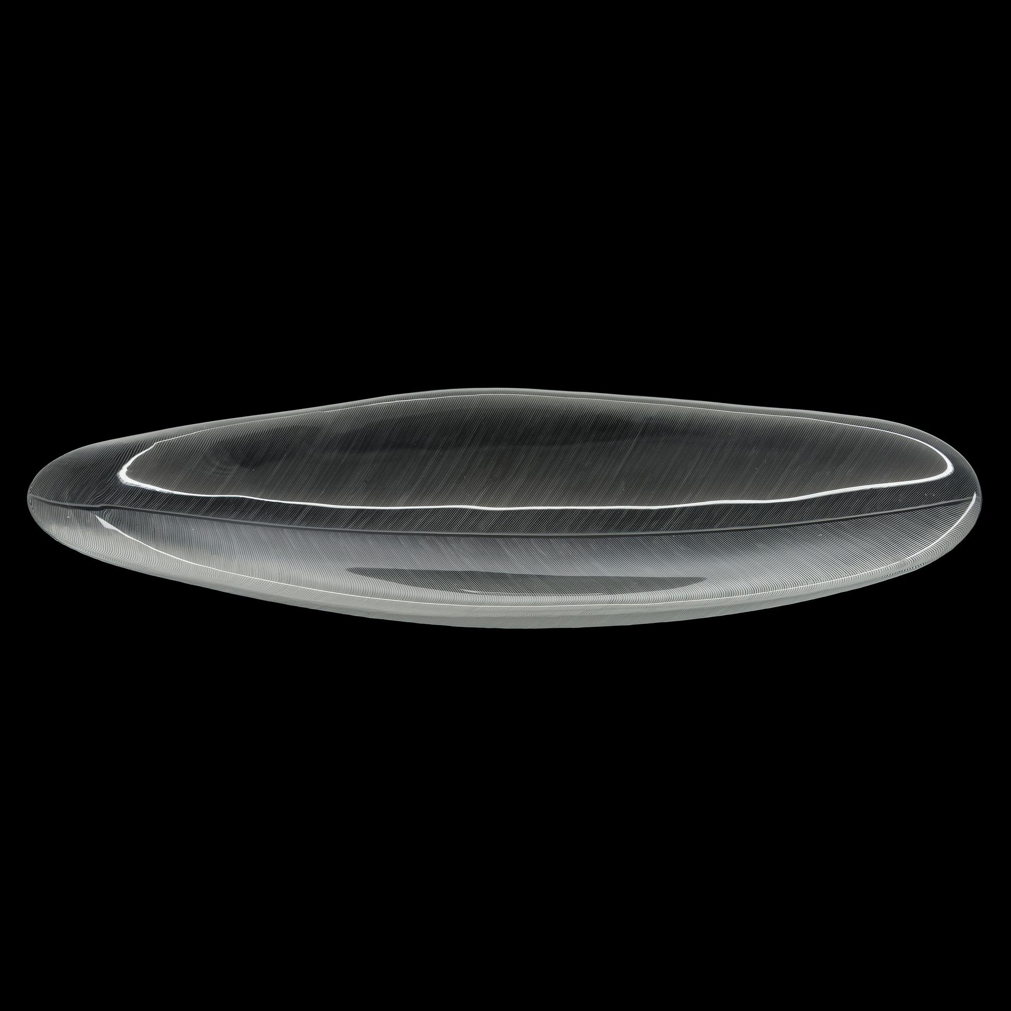 Tapio Wirkkala, taide-esine 3869, "Sulka" signeerattu Tapio Wirkkala Iittala -55.