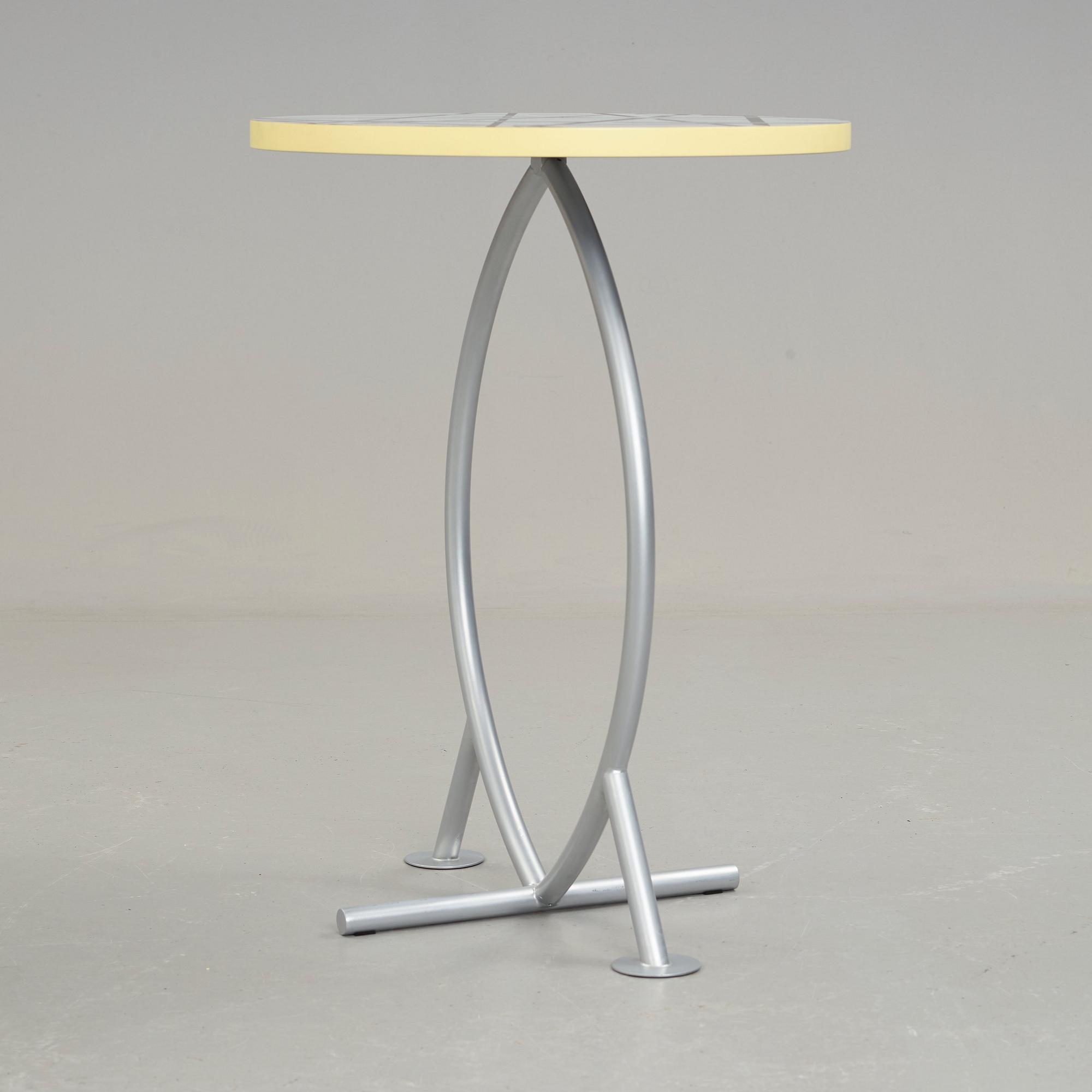 Michele De Lucchi, MICHELE DE LUCCHI, a "Cairo" occasional table for Memphis, Milan, post 1986.