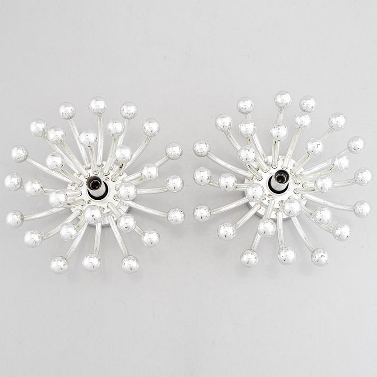 Two wall lamps "Pistillino", Studio Tetrarch, Valenti, Italy.