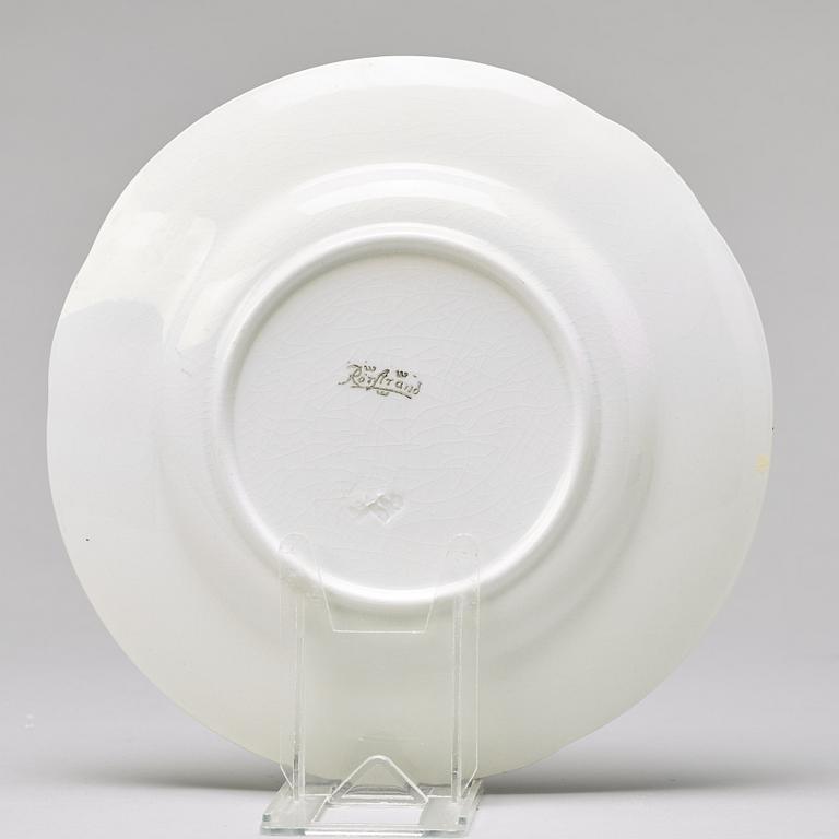 ALF WALLANDER, a part crayfish creamware service, from Rörstrand, first half of the 20th century (19 pieces).