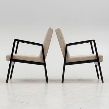 Alvar Aalto, a pair of armchairs model "403", Artek, Finland, mid-20th century.