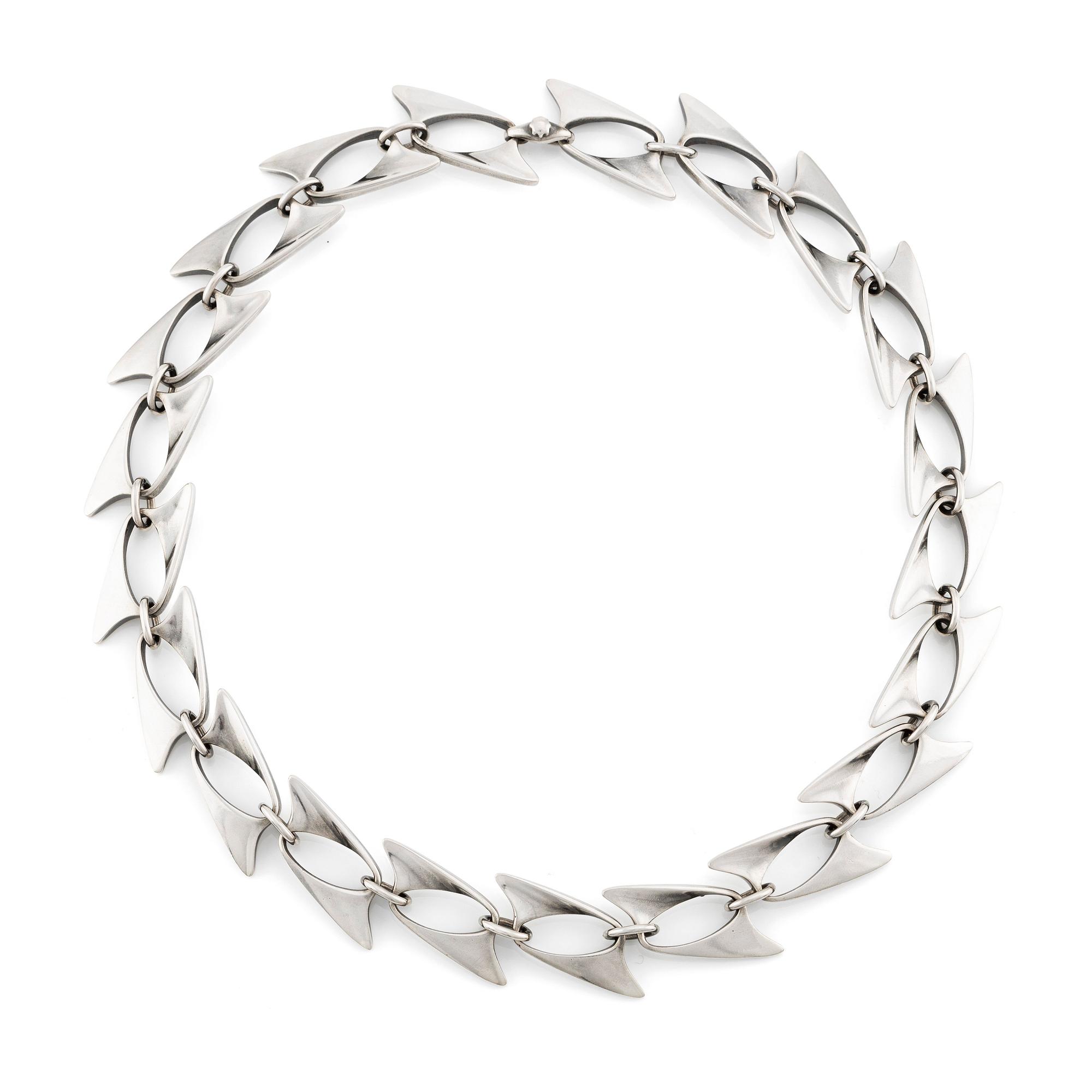 Collier, modell 273, sterlingsilver för Georg Jensen, Danmark efter 1945.