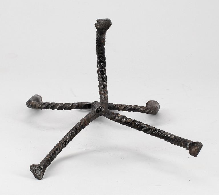 LJUSSTAKE, smidesjärn, södra Sverige, 1700-/1800-tal.