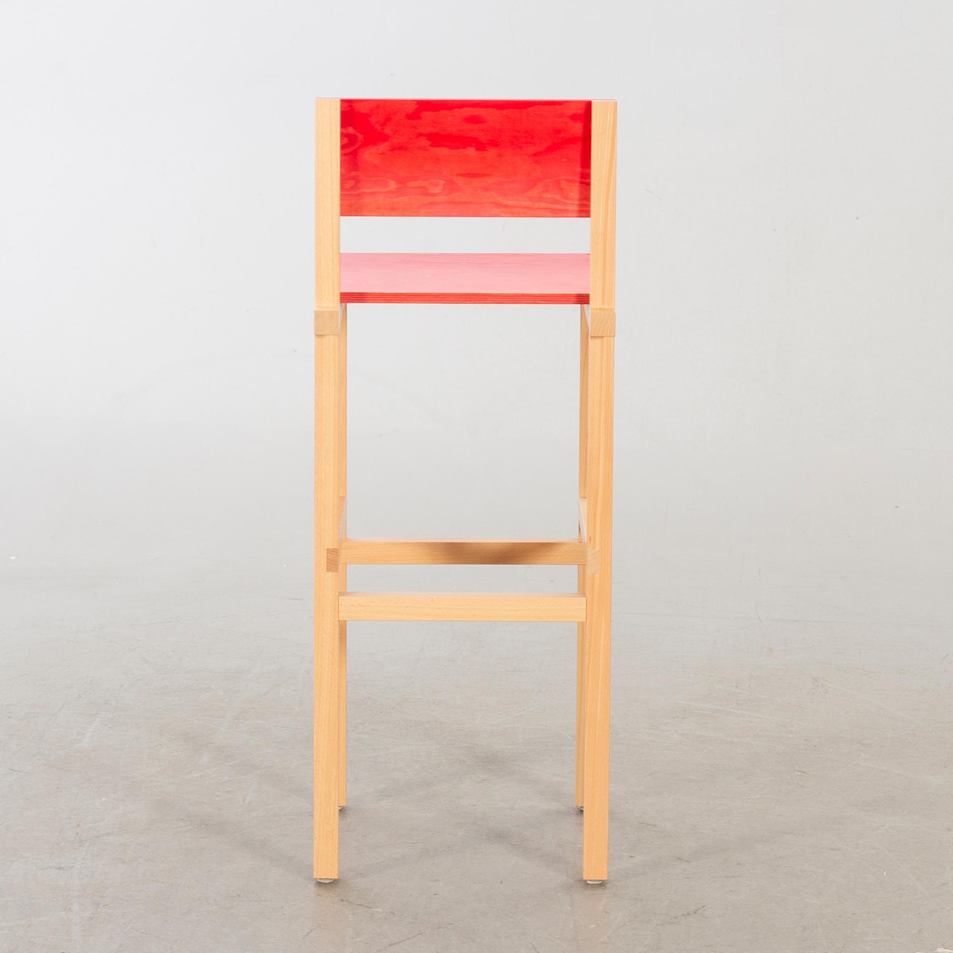 FREDRIK PAULSEN, "Röhsska"Designbaren,bar stool, Blå Station 2020, Bar stool 5/18.