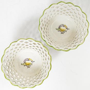 Galler bowls, 2 + 1 pcs, Rörstrand, early 20th century..