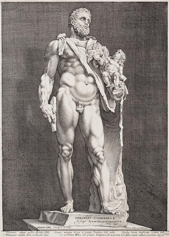 Hendrick Goltzius, "The Emperor Commodus as Hercules".