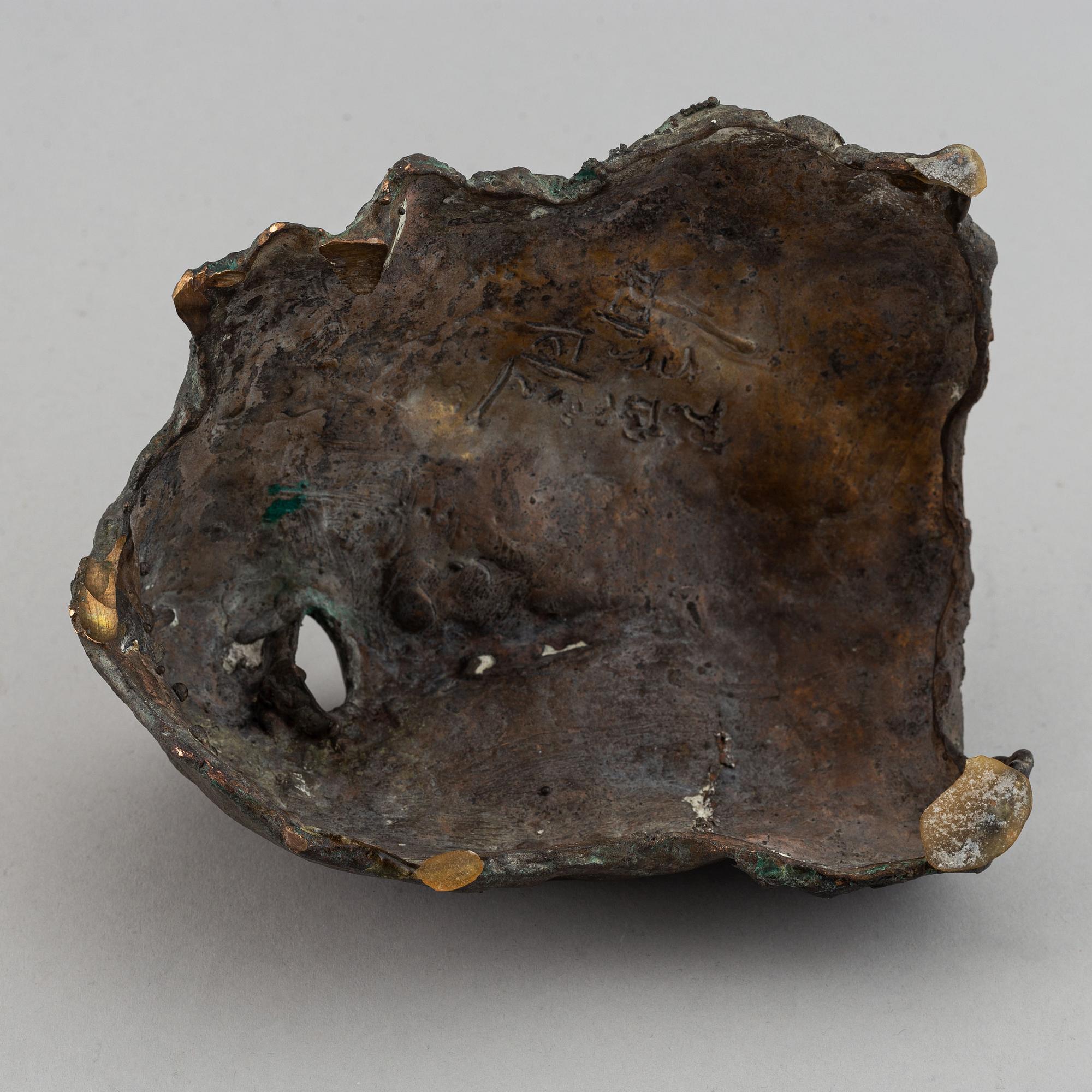 Richard Brixel, sculpture, bronze, signed and indistingtly numbered.