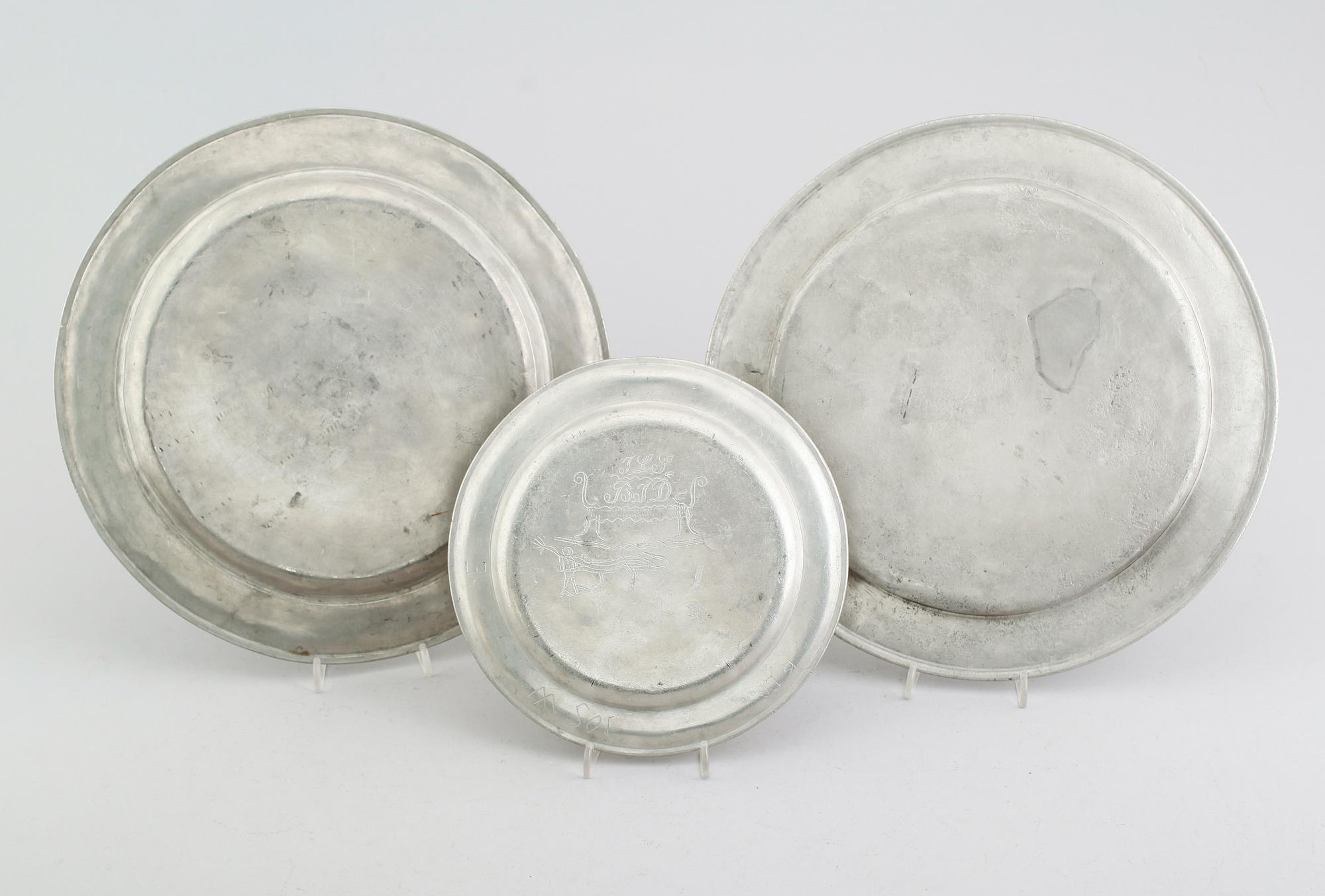 FAT, 3 st, tenn, 1800-tal.