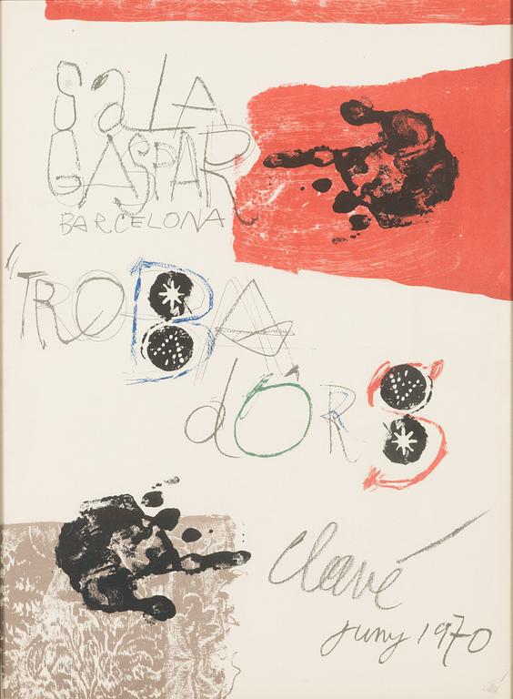 Antoni Clavé, lithograph, signed and marked HC.