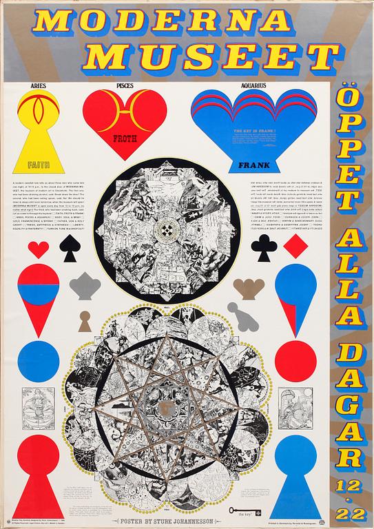 STURE JOHANNESSON, utställningsaffischer, 2 st.