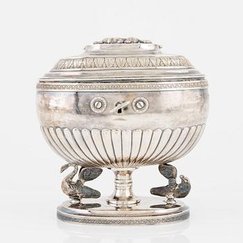 Carl Tengstedt, sockerskrin, silver, empire, Göteborg, 1835.